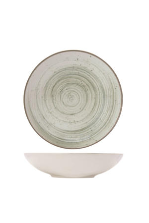Diepe Borden / Pastaborden Sintra Ivy Green ø 21 cm - 4 Stuks