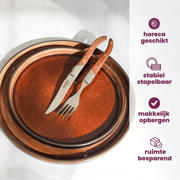 thumbnail: Cosy & Trendy Gebaksbordjes / Kleine Bordjes Quintana Amber ø 14 cm - 4 Stuks