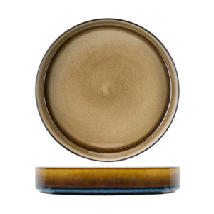 Diepe Borden / Pastaborden - Quintana Amber ø 23 cm / H 4.3 cm - 4 Stuks