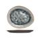 Cosy & Trendy Ontbijtborden / Dessertborden - Laguna Blue Grey - 20 x 16 cm - 4 Stuks