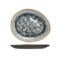 Cosy & Trendy Ontbijtborden / Dessertborden Organic - Laguna Blue Grey - 20 x 16 cm - 4 Stuks
