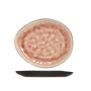Ontbijtbord Laguna Old Rose 20 x 16 cm - 4 Stuks