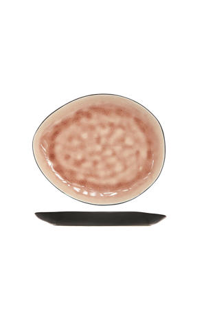 Ontbijtborden / Dessertborden Organic - Laguna Old Rose - 20 x 16 cm - 4 Stuks