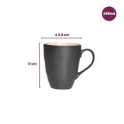 thumbnail: Cosy & Trendy Mokken / Bekers - Laguna Old Rose - 450 ml - 4 Stuks