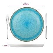 thumbnail: Cosy & Trendy Pizzaborden / Onderborden - Laguna Azzurro ø 31 cm - 4 Stuks