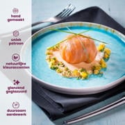 thumbnail: Cosy & Trendy Pizzaborden / Onderborden - Laguna Azzurro ø 31 cm - 4 Stuks