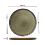 thumbnail: Cosy & Trendy Dinerborden Quintana Green ø 28 cm - 4 Stuks