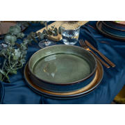 thumbnail: Cosy & Trendy Dinerborden Quintana Green ø 28 cm - 4 Stuks