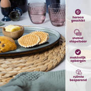 thumbnail: Cosy & Trendy Dinerborden Quintana Green ø 28 cm - 4 Stuks