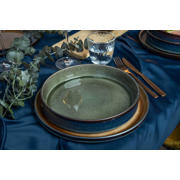thumbnail: Cosy & Trendy Dinerborden Quintana Green ø 28 cm - 4 Stuks