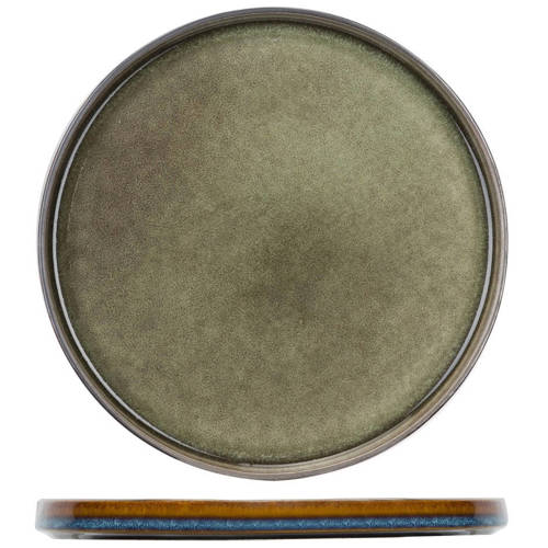 Cosy & Trendy Dinerbord Quintana Green ø 28 cm - 4 Stuks afbeelding