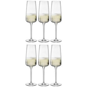 Champagneglazen - Flutes - Nexo - 240 ml - 6 stuks
