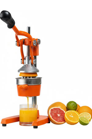  Citruspers - Gietijzer - Hevelmodel - Oranje