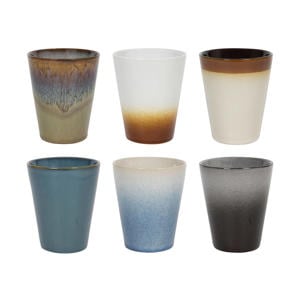 Cappuccinokopjes - Koffiebekers - Storm - 310 ml - 6 stuks