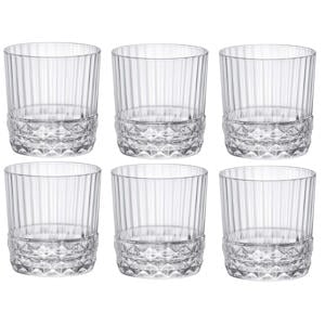 Cocktailglazen / Whiskey Glazen / Waterglazen America 20's - 380 ml - 6 stuks