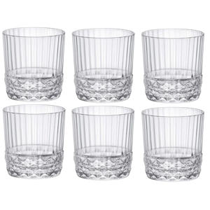 Cocktailglazen / Whiskey Glazen / Waterglazen America 20's - 380 ml - 6 stuks