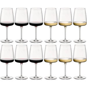 Wijnglazen Set Nexo (Rode wijnglazen & Witte wijnglazen) - 12 delige set