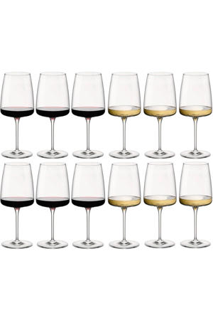 Wijnglazen Set Nexo (Rode wijnglazen & Witte wijnglazen) - 12 delige set