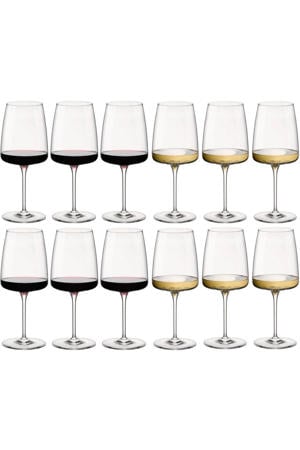 Wijnglazen Set Nexo (Rode wijnglazen & Witte wijnglazen) - 12 delige set