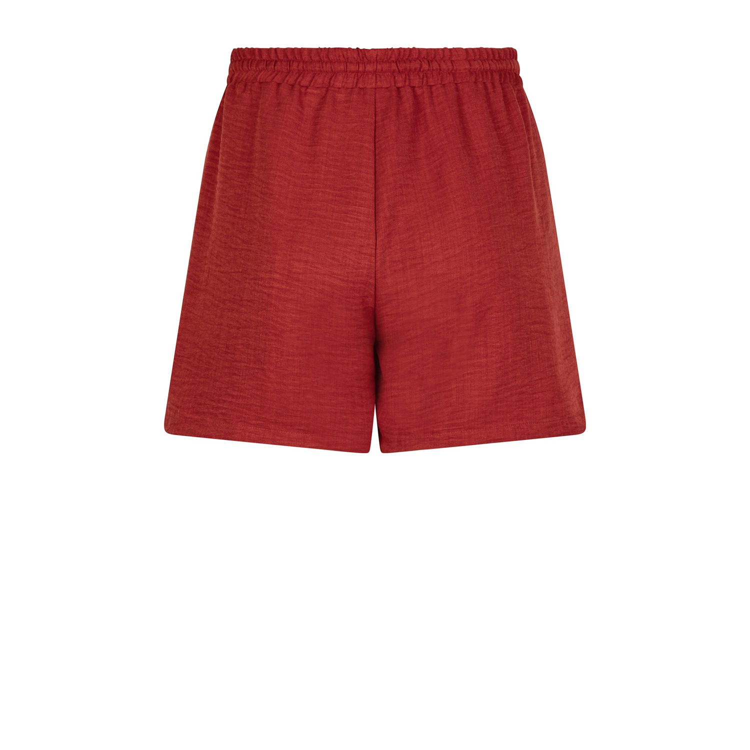 Ydence wide leg regular waist casual short rood