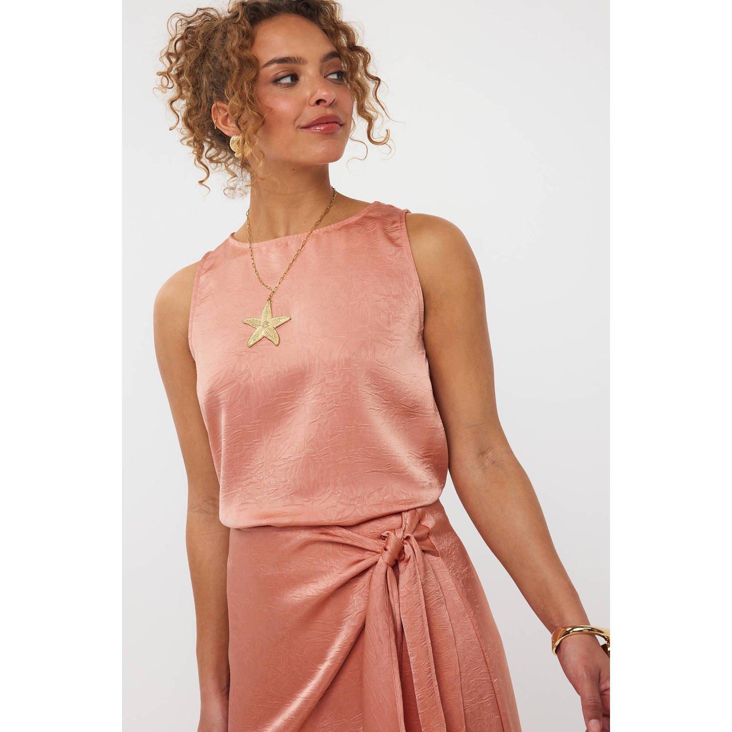 YDENCE Dames Tops & T-shirts Top Marion Roze