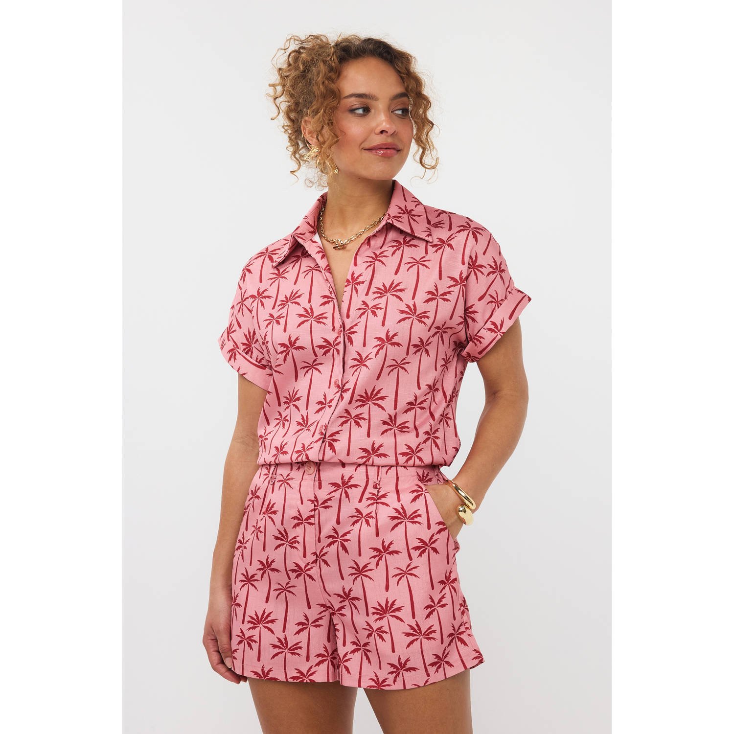 Ydence blouse roze