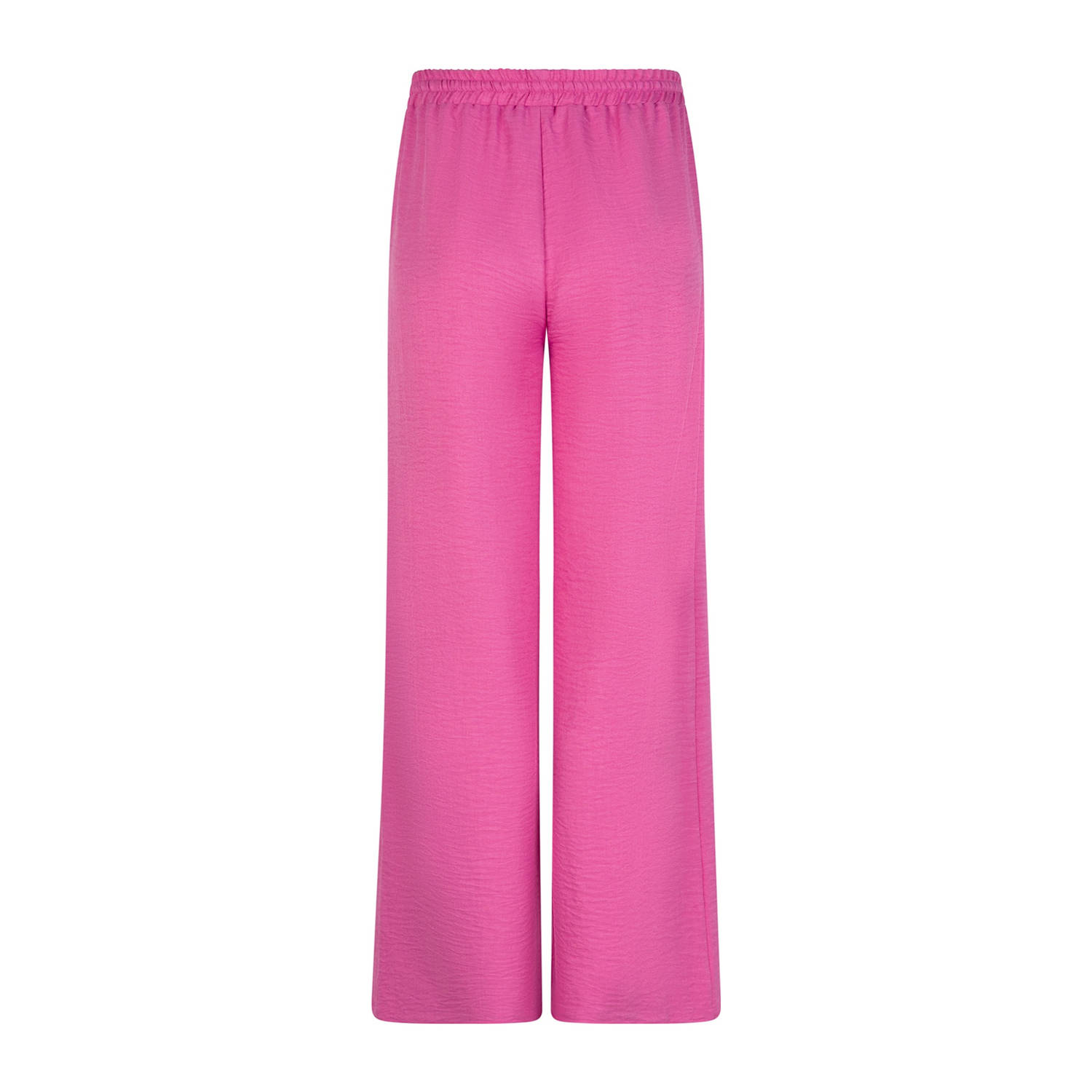 Ydence wide leg regular waist broek roze