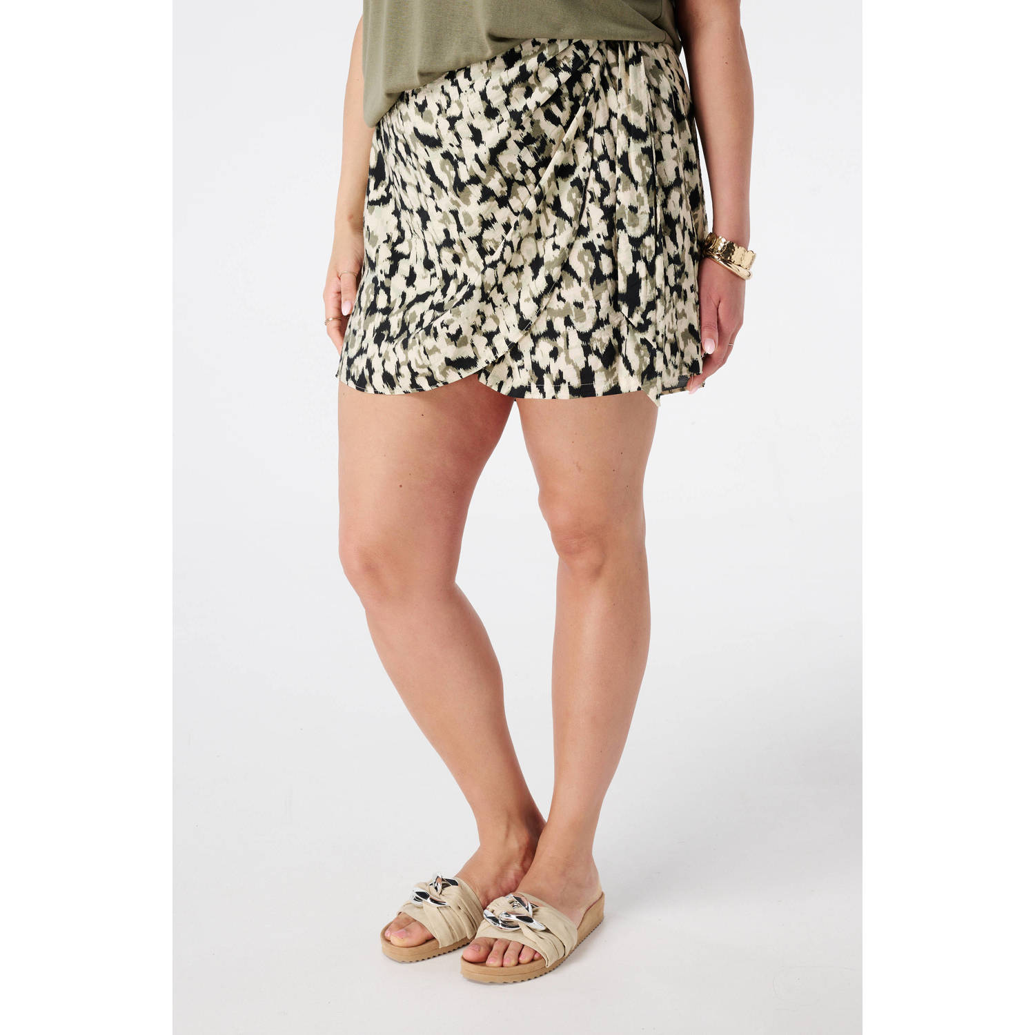 MS Mode skort kaki