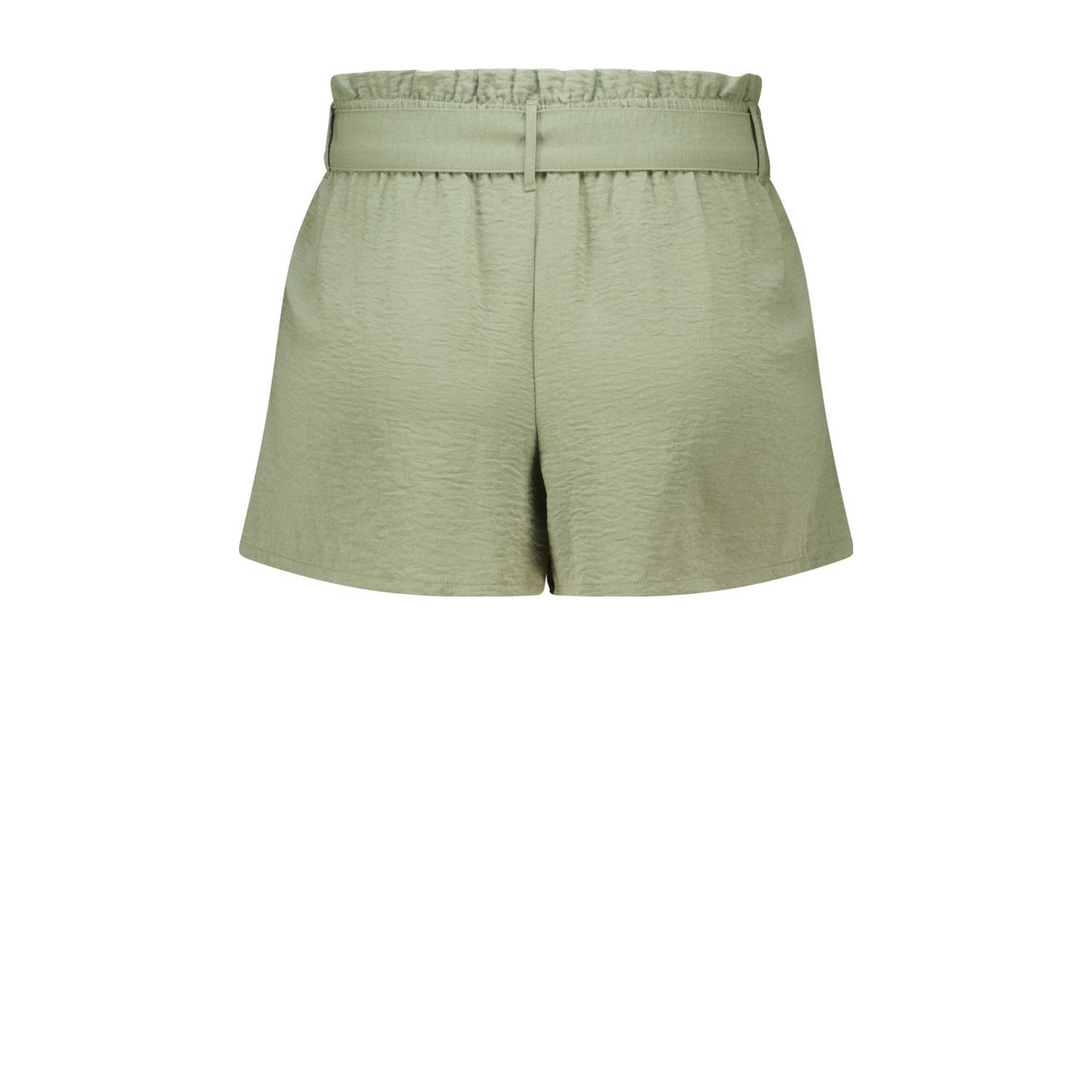 MS Mode straight regular waist casual short kaki