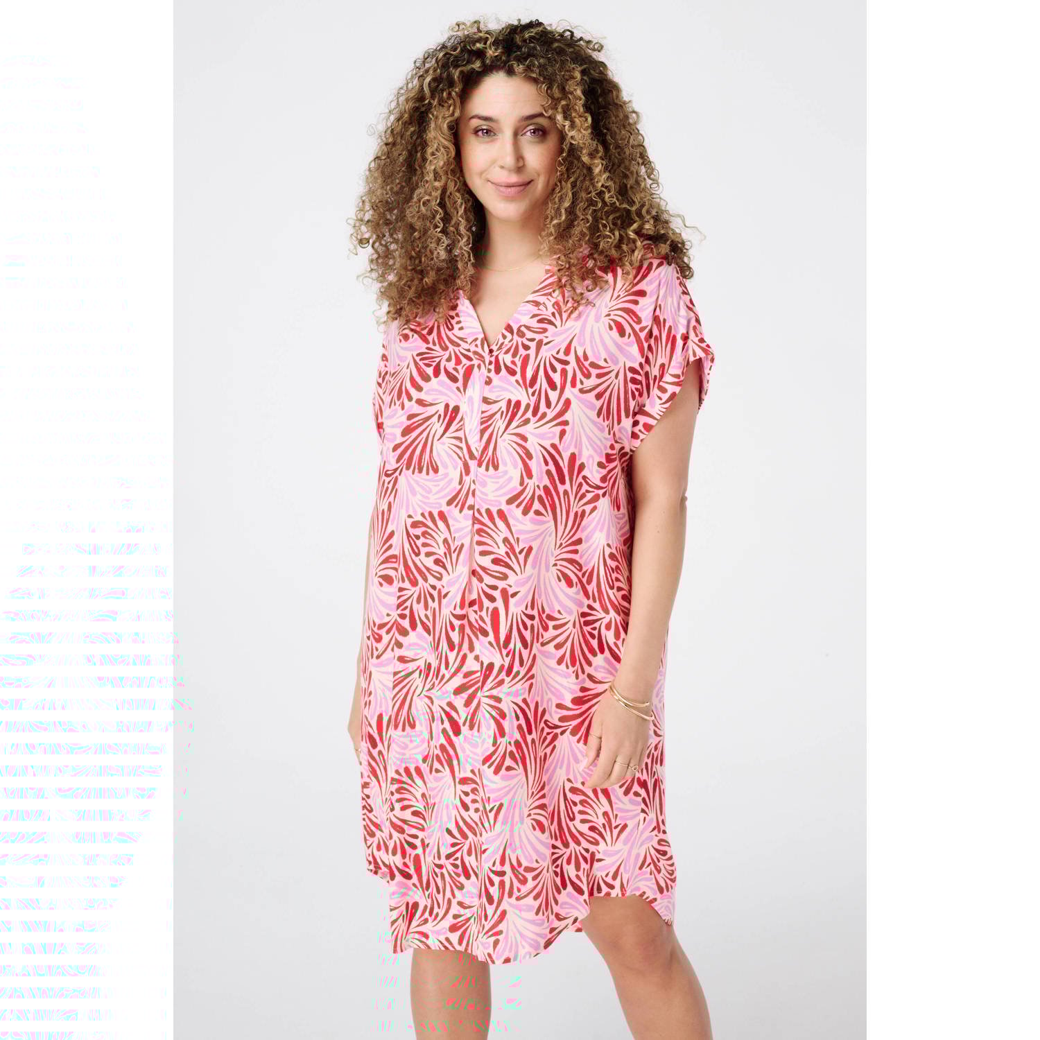 MS Mode zomerjurk rood
