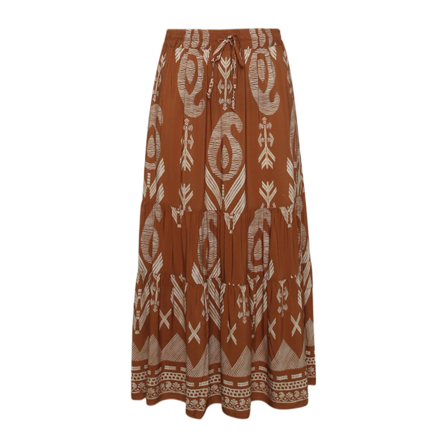 Paprika maxi rok camel