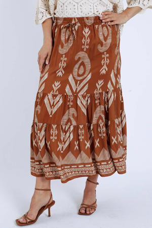 maxi rok camel