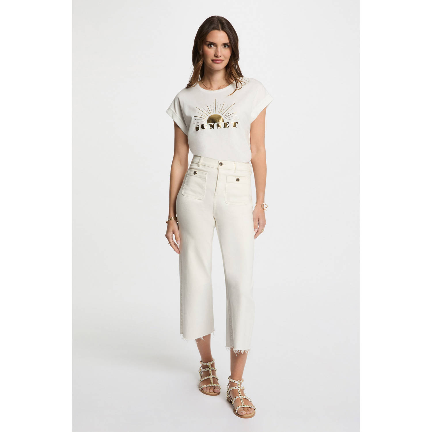 Morgan T-shirt wit