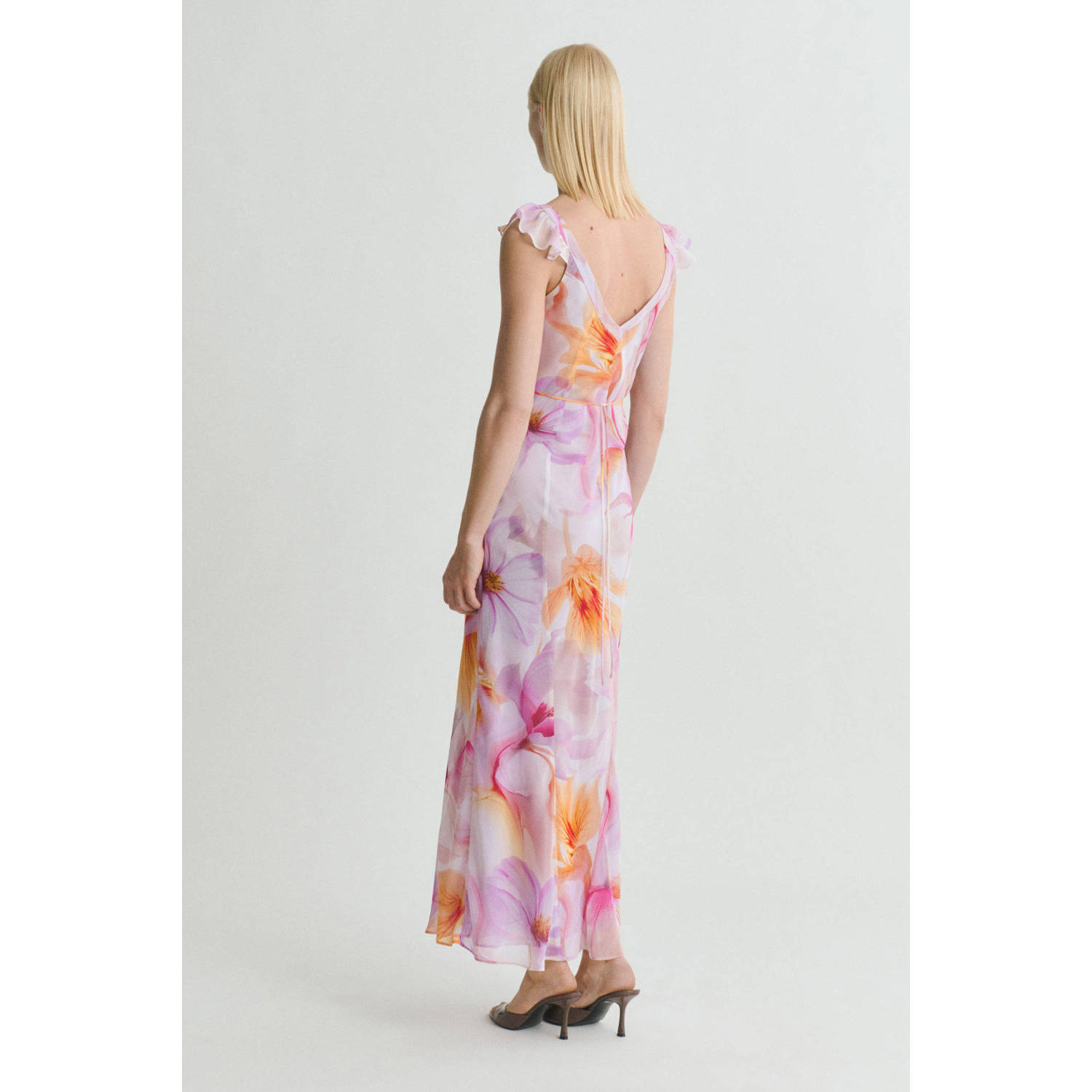 Mango maxi jurk lila