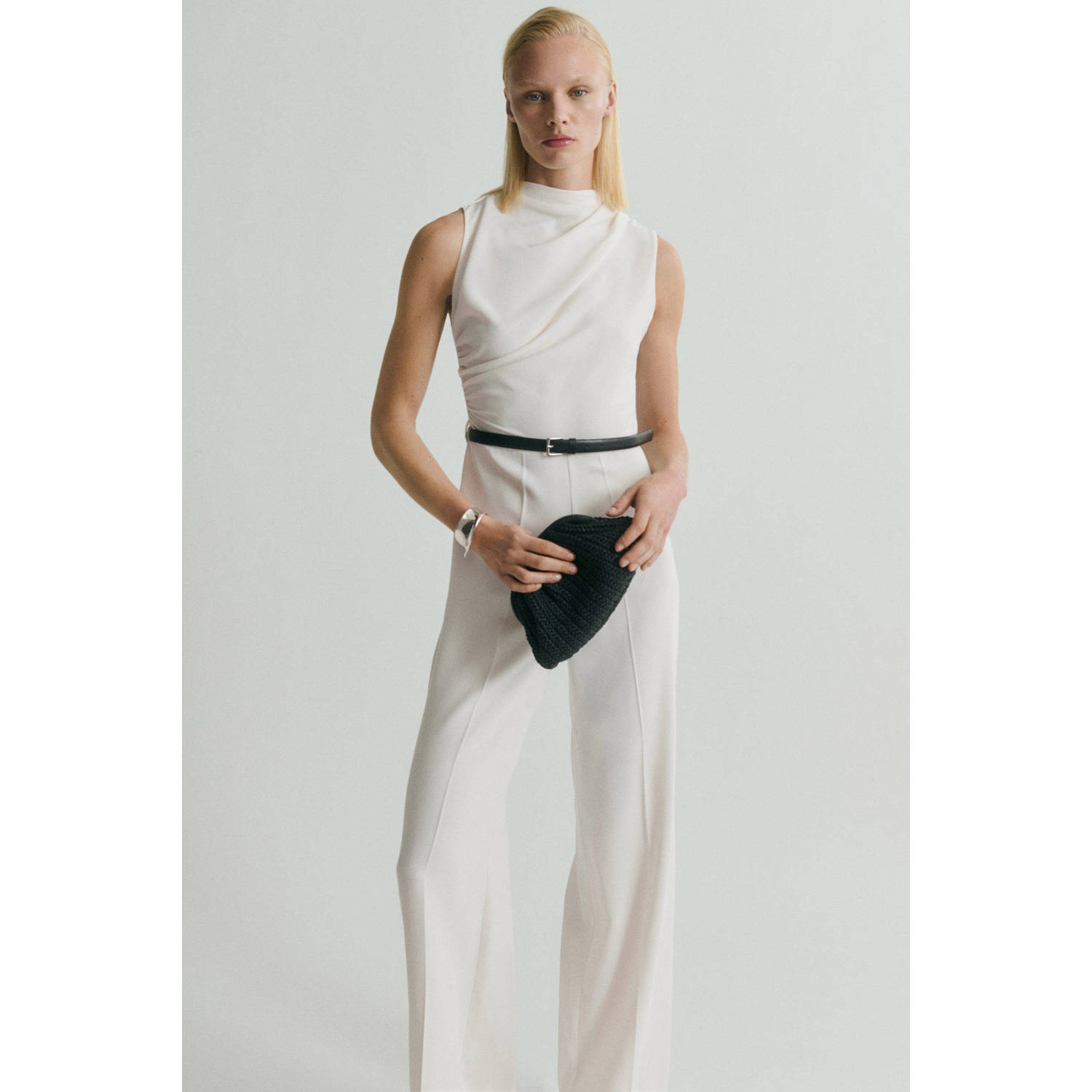Mango Jumpsuit wit