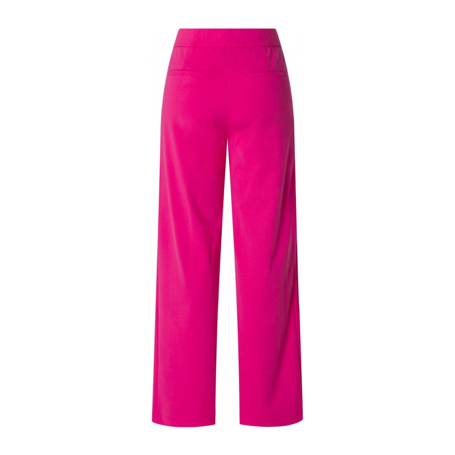 Yesta wide leg regular waist broek fuchsia
