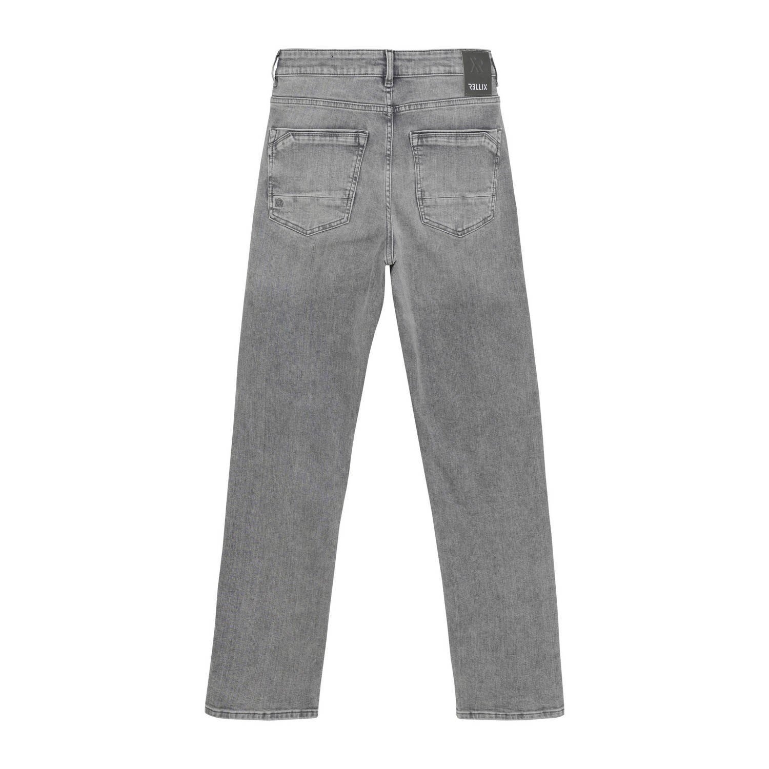 Rellix straight leg jeans grey denim