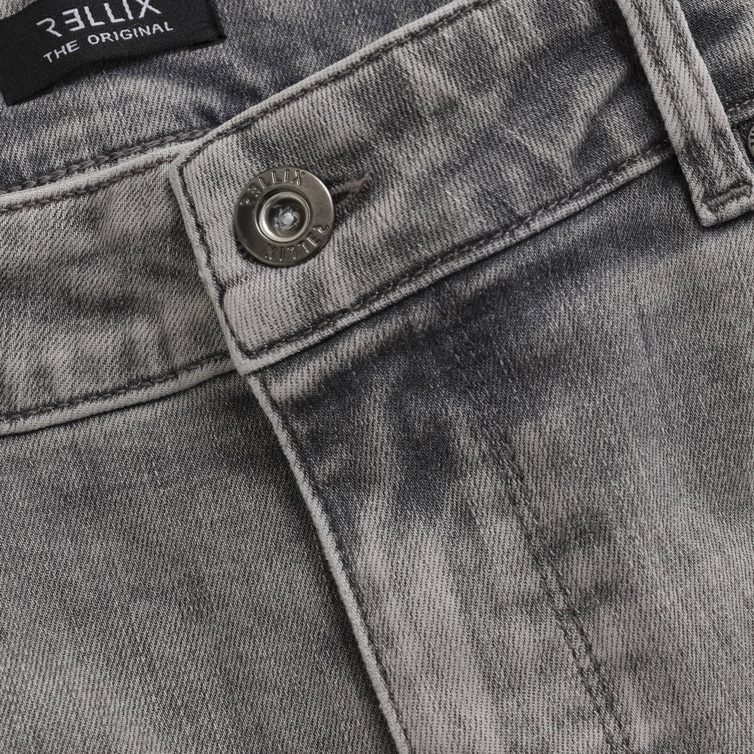 Rellix straight leg jeans grey denim