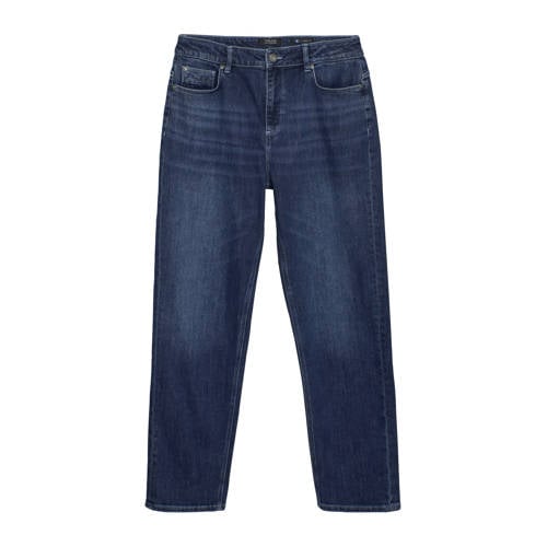 Rellix mom straight leg jeans dark blue denim afbeelding