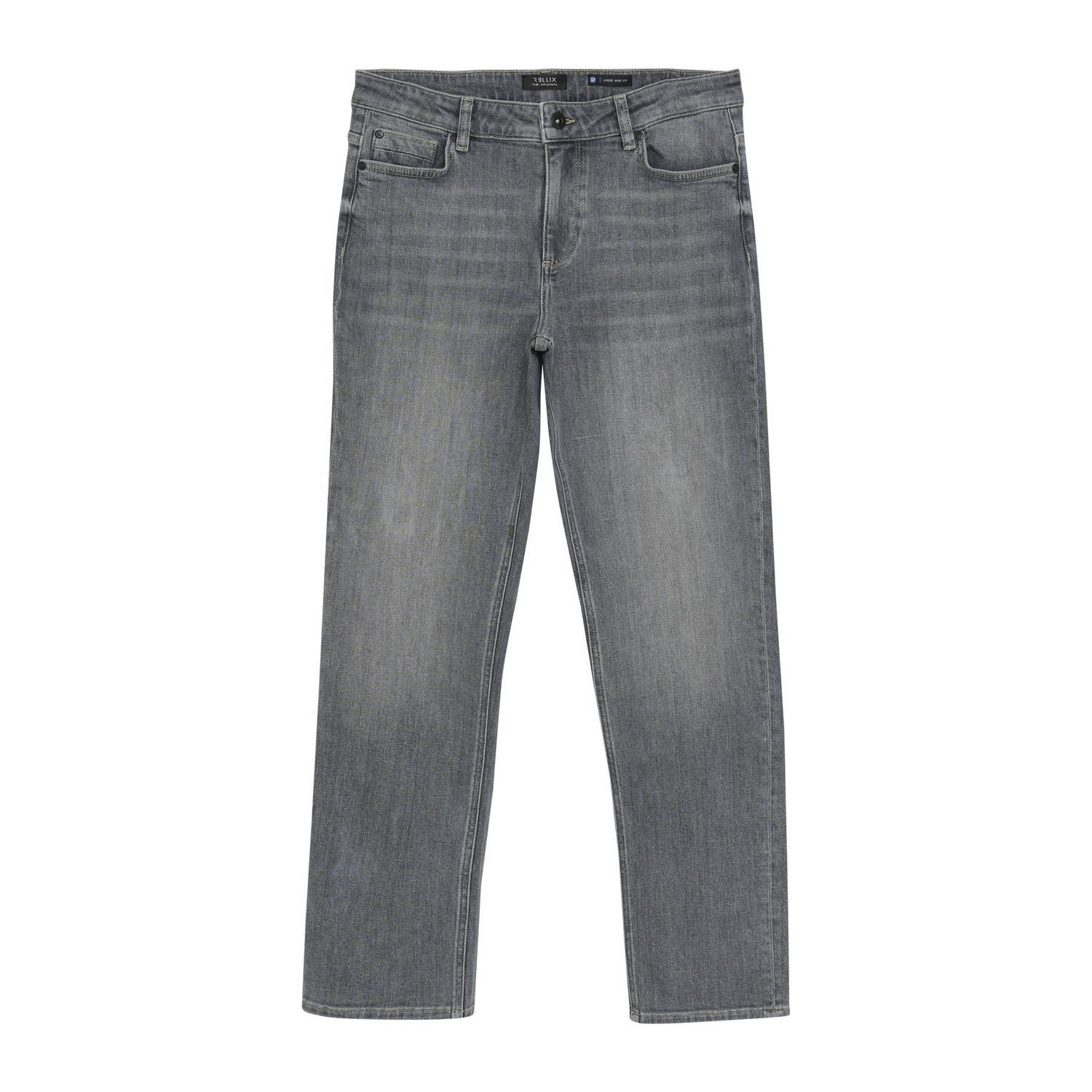 RELLIX Jongens Jeans 2815 Loose Wide Fit Jeans Grijs