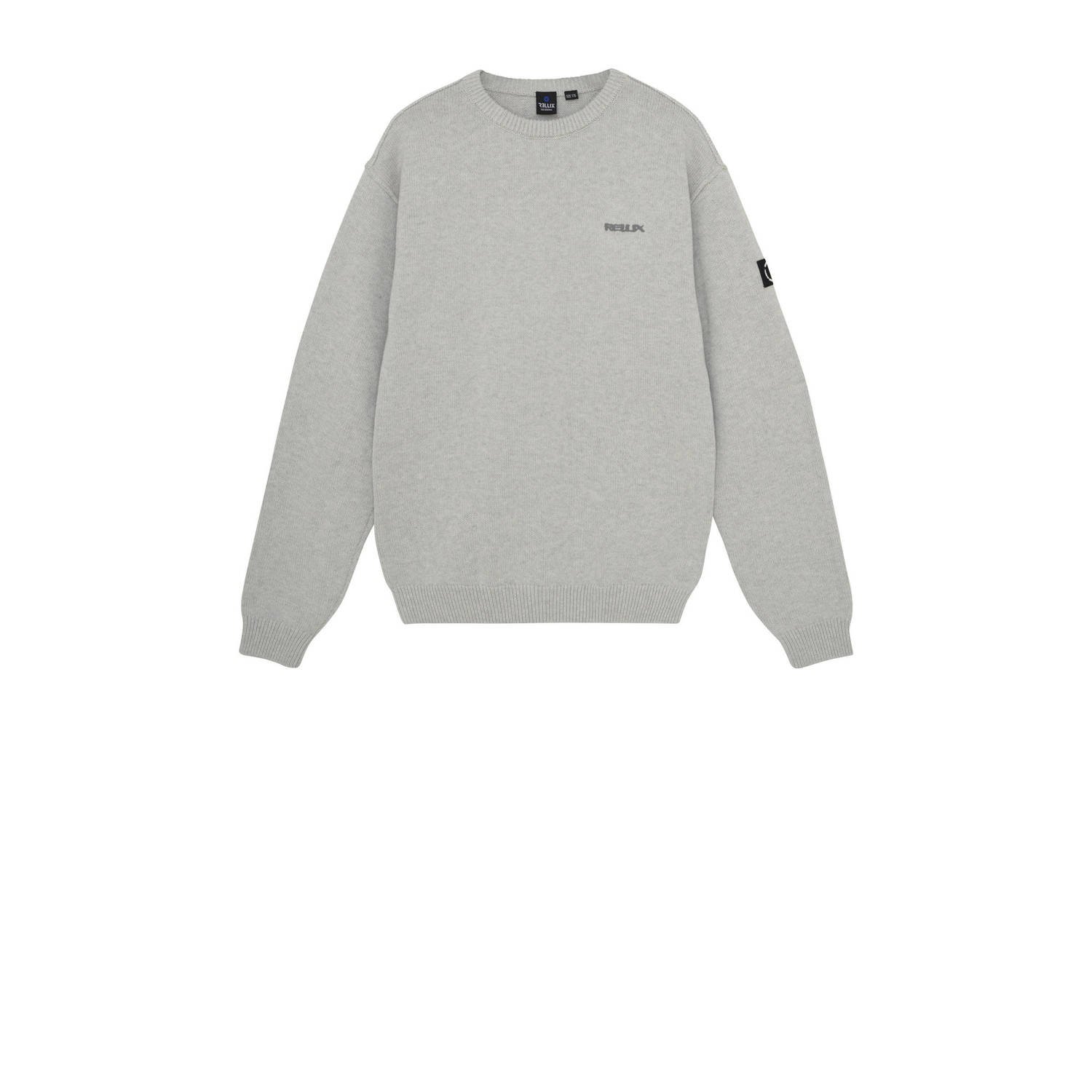 RELLIX Jongens Truien & Vesten Loose Fit Knitwear Crewneck Grijs