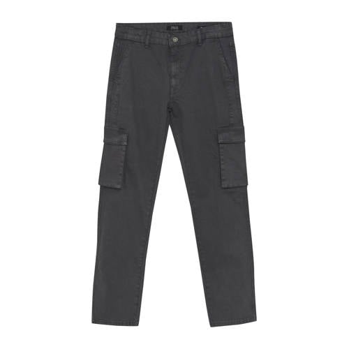 Rellix denim loose cargo broek antraciet afbeelding
