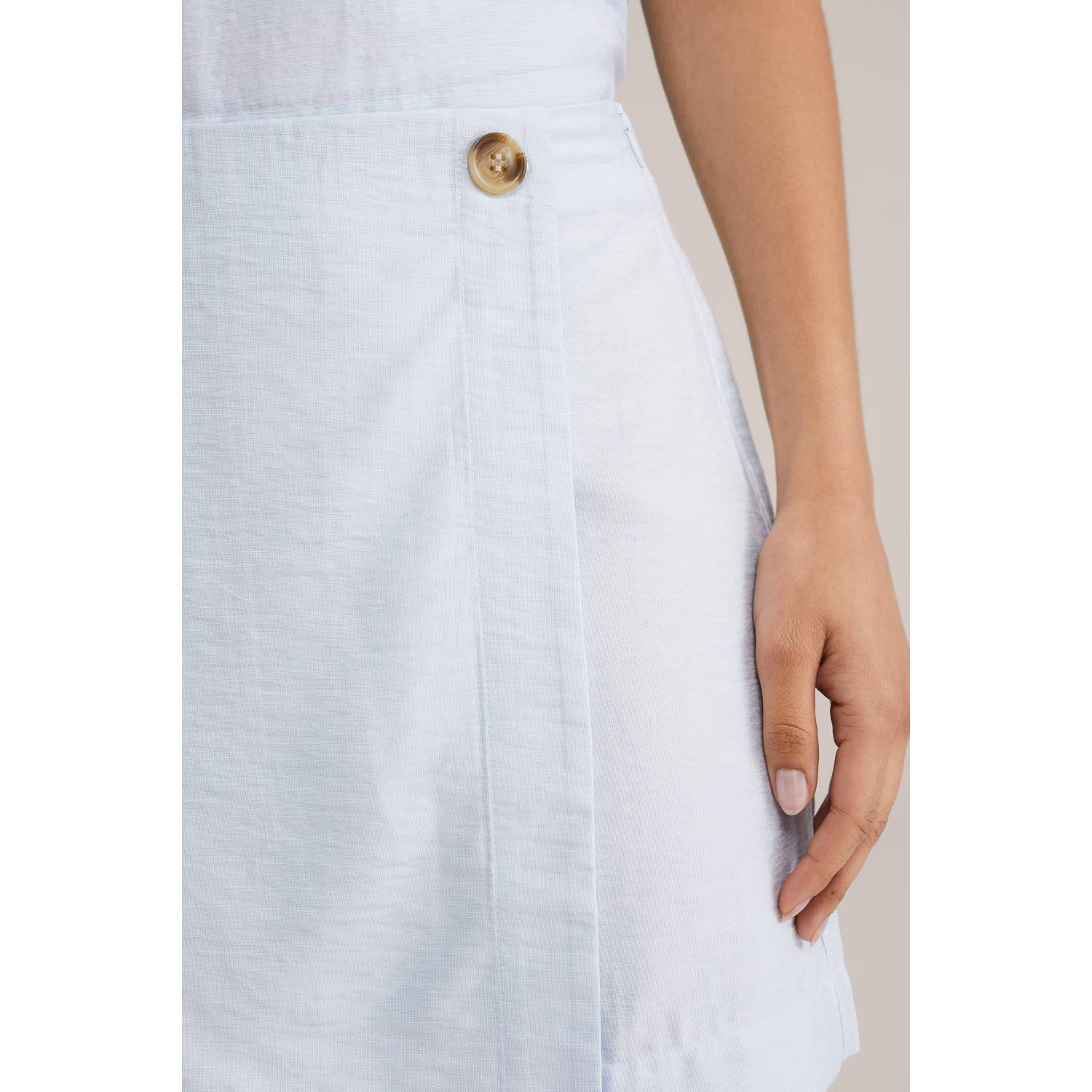 WE Fashion skort lichtblauw