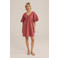 WE Fashion zomerjurk koraalrood