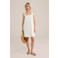 WE Fashion linnen zomerjurk wit