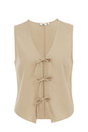 thumbnail: WE Fashion linnen top beige