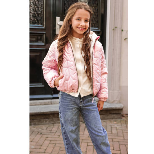 B.Nosy reversible jas winter roze/wit afbeelding