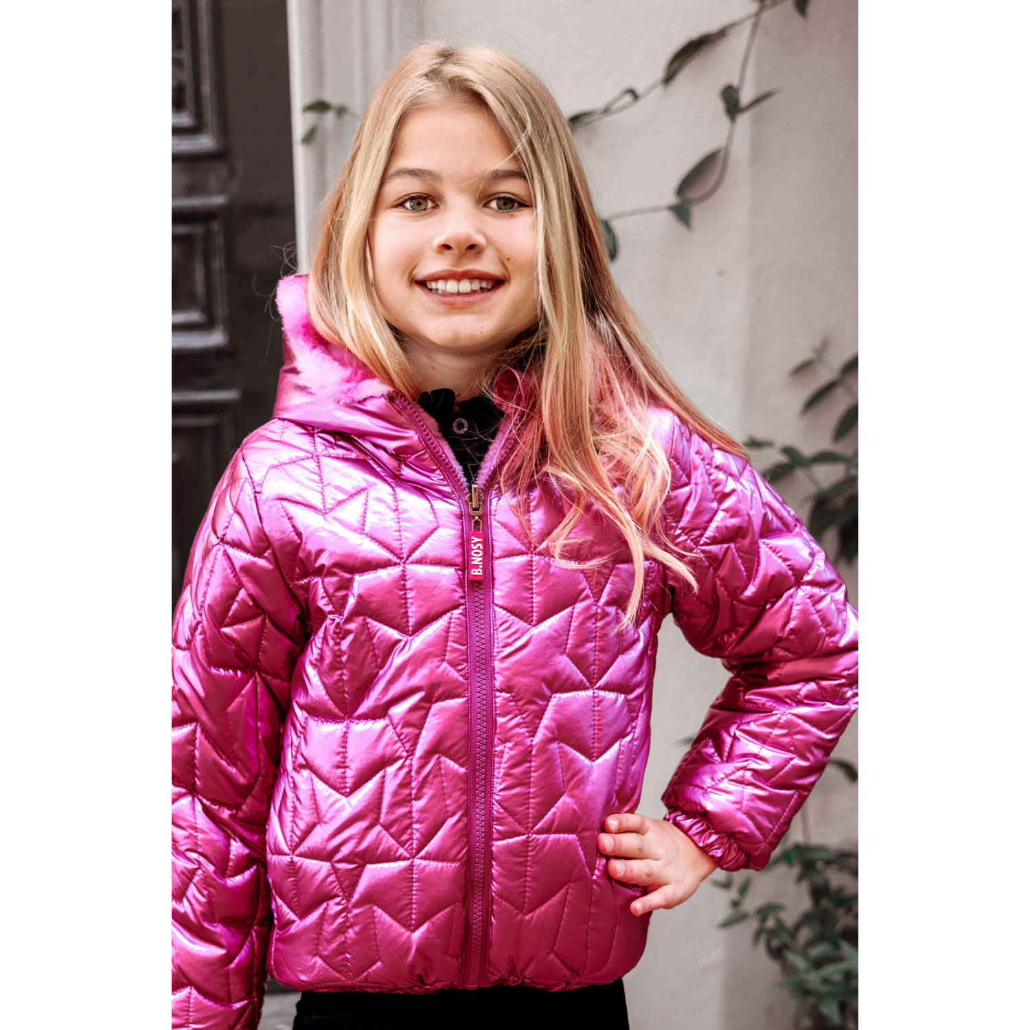B.Nosy reversible jas winter roze