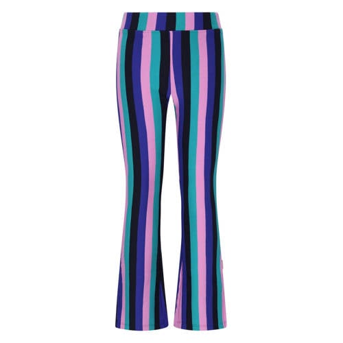 B.Nosy flared gestreepte legging paars afbeelding