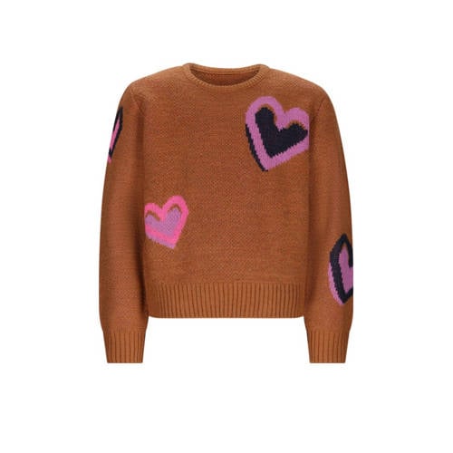 B.Nosy trui bruin met glitter afbeelding